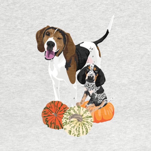 Coonhound Fall 1 by TeriMartin